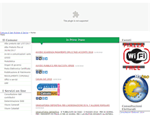 Tablet Screenshot of comune.sanmichelediserino.av.it